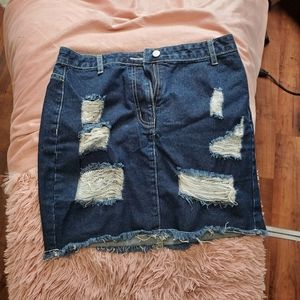 Womens Denim skirt